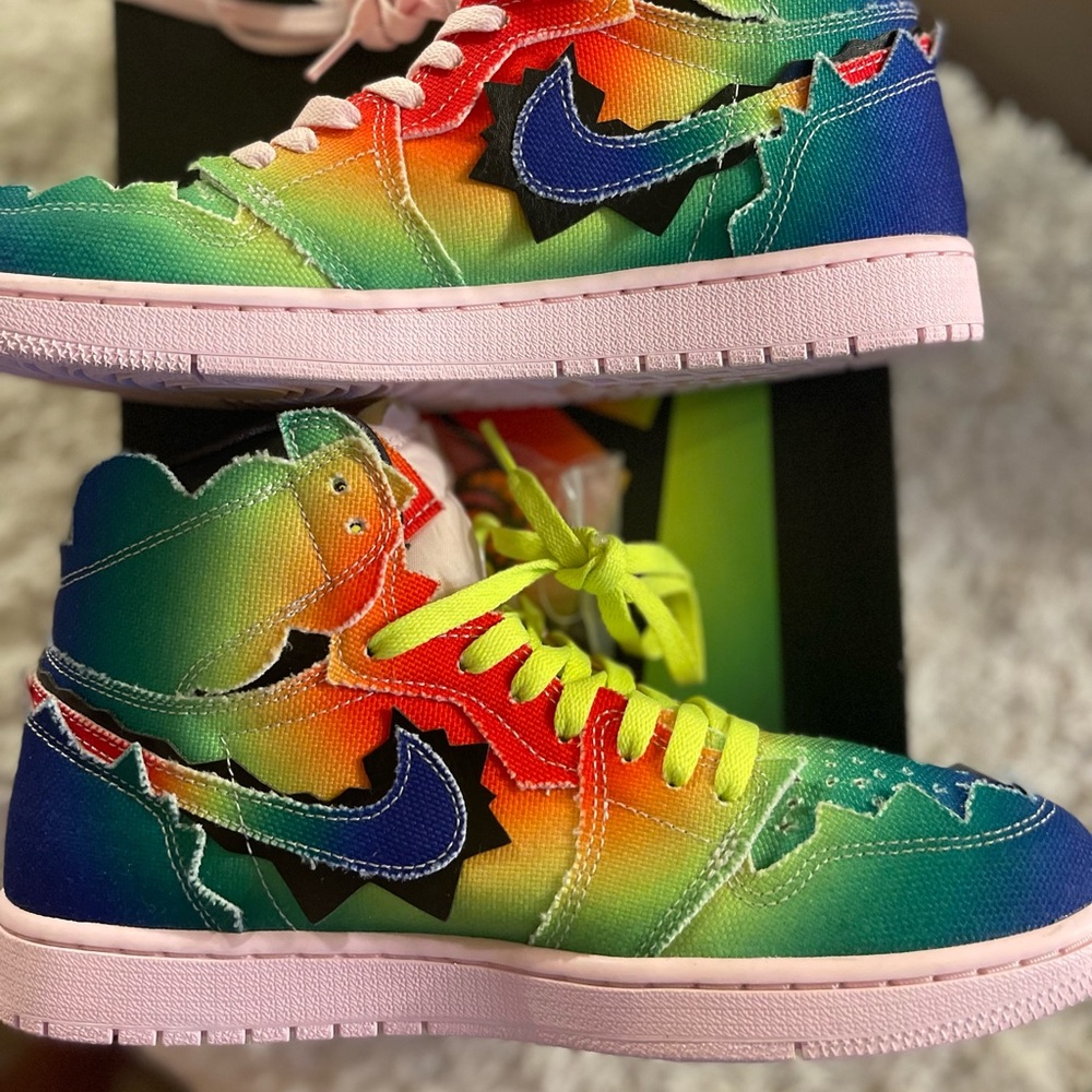 Nike J. Balvin x Air Jordan 1 Retro OG High 'Colores Y Vibras' DC3481-900 - 10.5 - Picture 10 of 14